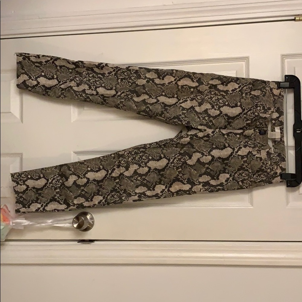 Snakeskin pants